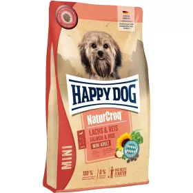   Happy Dog NaturCroq Mini Száraz Kutyatáp (Lazac és Rizs) - 4 kg