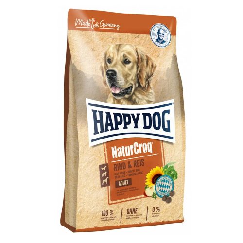 Happy Dog NaturCroq (Marha & Rizs) - 4 kg
