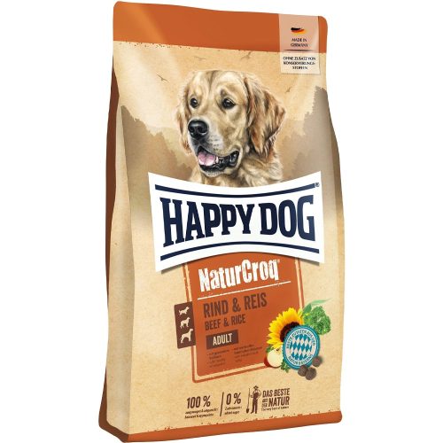 Happy Dog NaturCroq Száraz Kutyatáp (Marha és Rizs) - 15 kg