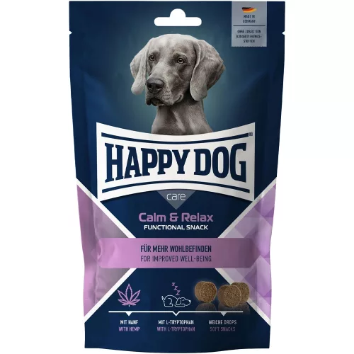 Happy Dog Care Snack Calm & Relax Gabonamentes Jutalomfalat Kutyáknak - 100 g