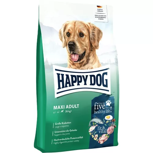 Happy Dog Fit & Vital Maxi Adult Száraz Kutyatáp (Baromfi) - 14 kg