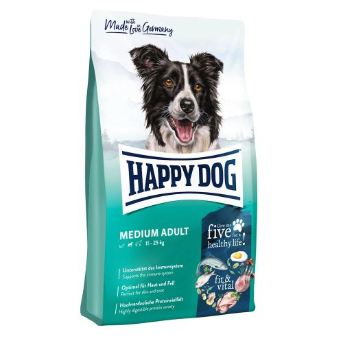 Happy Dog Fit & Vital Medium Adult Száraz Kutyatáp - 4 kg