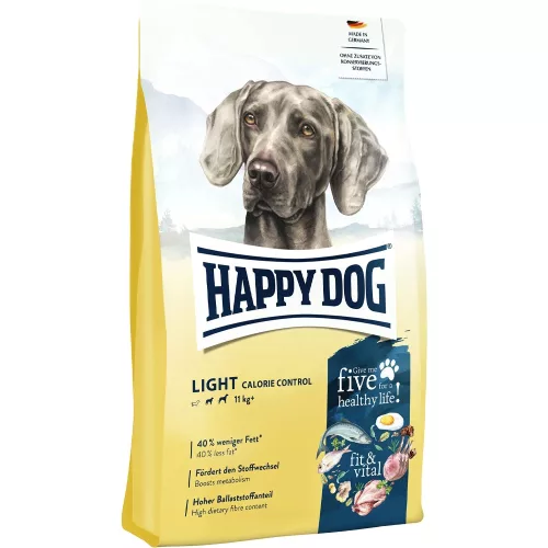 Happy Dog Fit & Vital Light Calorie Control Száraz Kutyatáp (Baromfi) - 4 kg