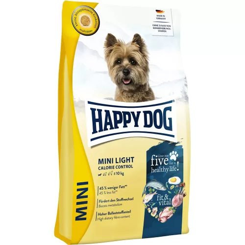 Happy Dog Fit & Vital Light Calorie Control Mini Száraz Kutyatáp (Baromfi) - 4 kg