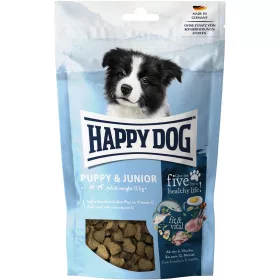   Happy Dog Fit & Vital Snack Puppy & Junior Gabonamentes Jutalomfalat Kutyáknak (Baromfi) - 100 g