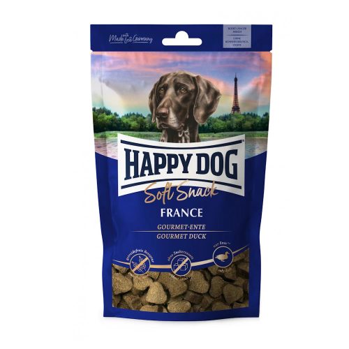 Happy Dog Soft Snack France Monoprotein Gabonamentes Jutalomfalat Kutyáknak (Kacsa) - 100 g