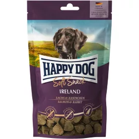   Happy Dog Soft Snack Ireland Jutalomfalat Kutyáknak (Lazac és Nyúl) - 100 g