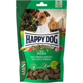   Happy Dog Soft Snack India Vega Mini Jutalomfalat Kutyáknak (Rizs, Borsó és Kurkuma) - 100 g