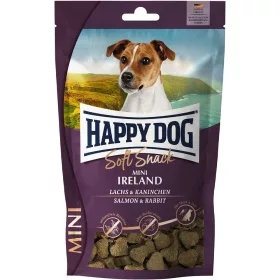   Happy Dog Soft Snack Ireland Mini Jutalomfalat Kutyáknak (Lazac és Nyúl) - 100 g