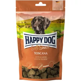   Happy Dog Soft Snack Toscana Jutalomfalat Kutyáknak (Kacsa és Lazac) - 100 g