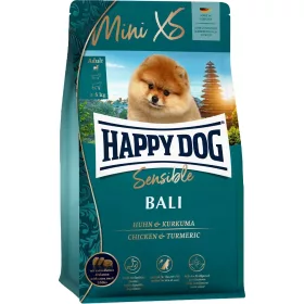   Happy Dog Mini XS Bali Száraz Kutyatáp (Csirke és Kurkuma) - 1,3 kg
