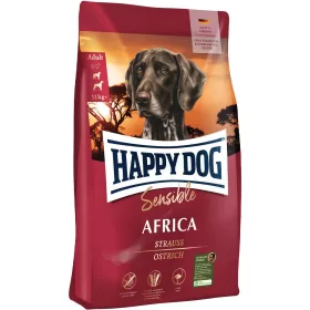   Happy Dog Sensible Africa Monoprotein Hipoallergén Gabonamentes Száraz Kutyatáp (Strucc) - 12,5 kg