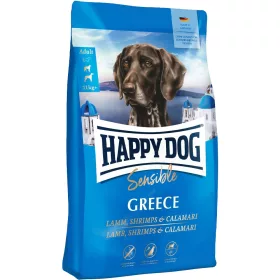   Happy Dog Sensible Greece Hipoallergén Gabonamentes Száraz Kutyatáp (Bárány, Garnélarák és Tintahal) - 11 kg