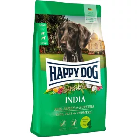   Happy Dog Sensible India Vega Hipoallergén Száraz Kutyatáp (Rizs, Borsó és Kurkuma) - 10 kg