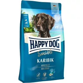   Happy Dog Sensible Karibik Monoprotein Hipoallergén Gabonamentes Száraz Kutyatáp (Hal) - 4 kg
