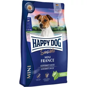  Happy Dog Sensible France Mini Monoprotein Hipoallergén Gabonamentes Száraz Kutyatáp (Kacsa) - 800 g