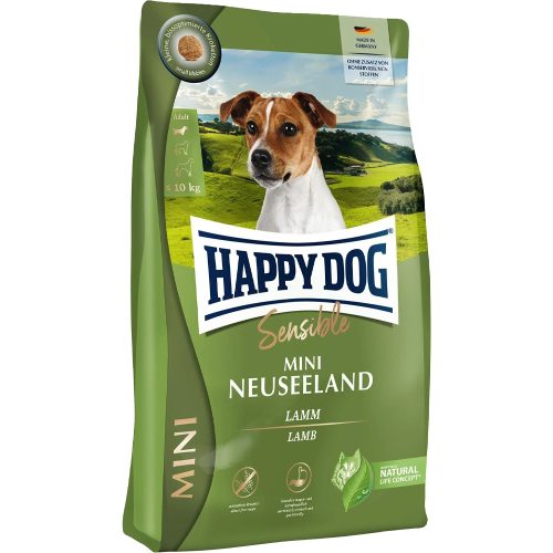 Happy Dog Sensible Neuseeland Mini Hipoallergén Száraz Kutyatáp (Bárány) - 10 kg