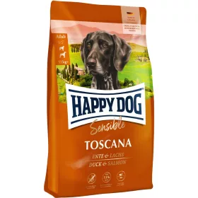   Happy Dog Sensible Toscana Hipoallergén Száraz Kutyatáp (Kacsa és Lazac) - 12,5 kg