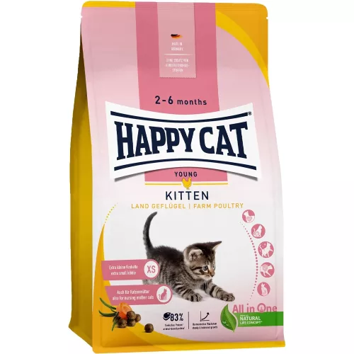 Happy Cat Young Kitten Száraz Macskatáp (Baromfi) - 300 g