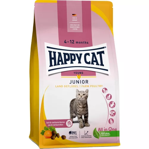 Happy Cat Young Junior Száraz Macskatáp (Baromfi) - 4 kg