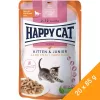 Happy Cat Meat in Sauce Kitten & Junior Gabonamentes Alutasakos Macskaeledel (Kacsa) - 20x85 g