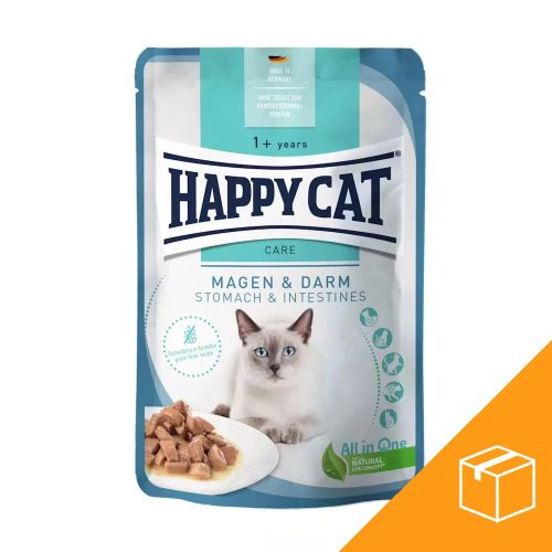Happy Cat Meat in Sauce Care Magen & Darm (Gyomor & Bélrendszer) - 20x85 g