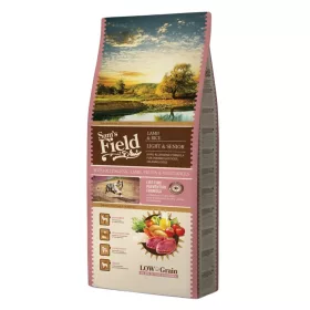   Sam's Field Light & Senior Alacsony Gabonatartalmú Hipoallergén Száraz Kutyatáp (Bárány és Rizs) - 13 kg