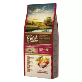   Sam's Field Medium Adult Alacsony Gabonatartalmú Száraz Kutyatáp (Csirke és Burgonya) - 13 kg
