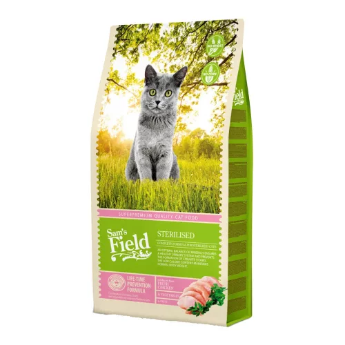 Sam's Field Sterilized Száraz Macskatáp (Csirke) - 7,5 kg