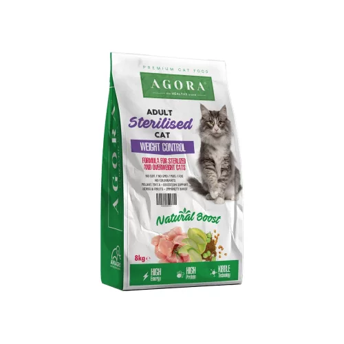 Agora Cat Sterilised Száraz Macskatáp (Csirke) - 8 kg