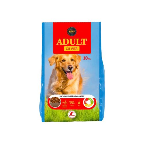 Mikan Adult Száraz Kutyatáp (Marha) - 10 kg