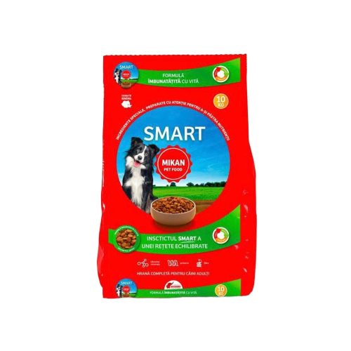 Mikan Smart Száraz Kutyatáp (Marha) - 10 kg
