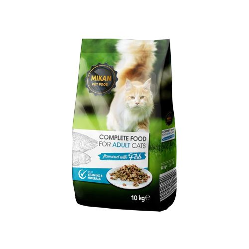 Mikan Adult Száraz Macskatáp (Hal) - 10 kg