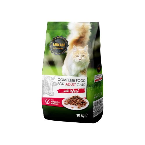 Mikan Adult Száraz Macskatáp (Marha) - 10 kg