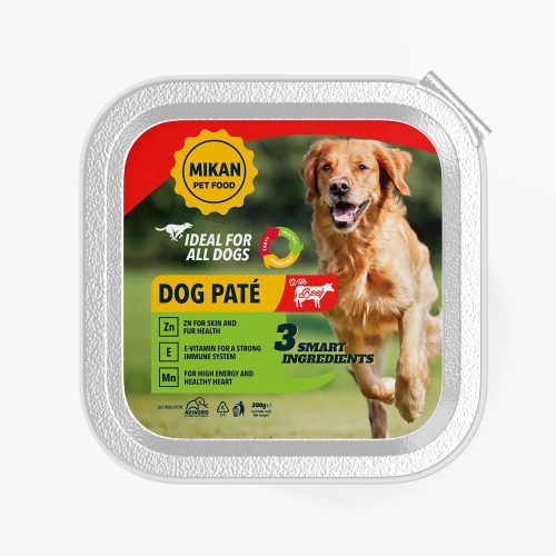 Mikan Pate Alutálcás Kutyaeledel (Marha) - 300 g