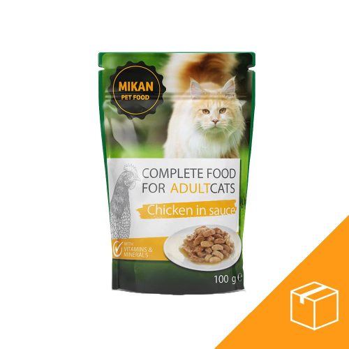 Mikan Pouch Alutasakos Macskaeledel (Csirke) - 24x100 g