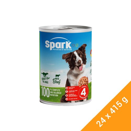 Spark Konzerv Kutyáknak (Marha) - 24x415 g