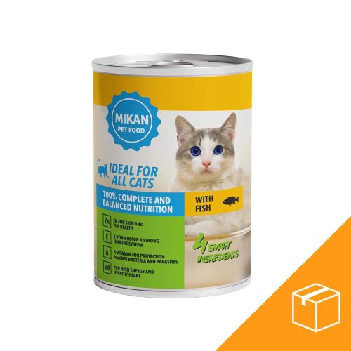 Mikan Konzerv Macskáknak (Hal) - 24x415 g