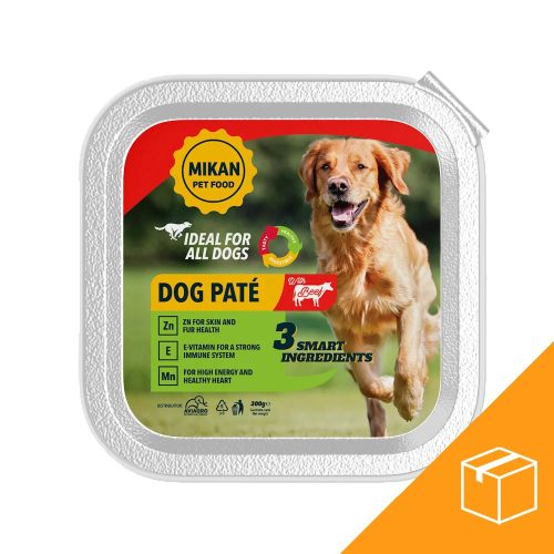 Mikan Pate Alutálcás Kutyaeledel (Baromfi) - 9x300 g