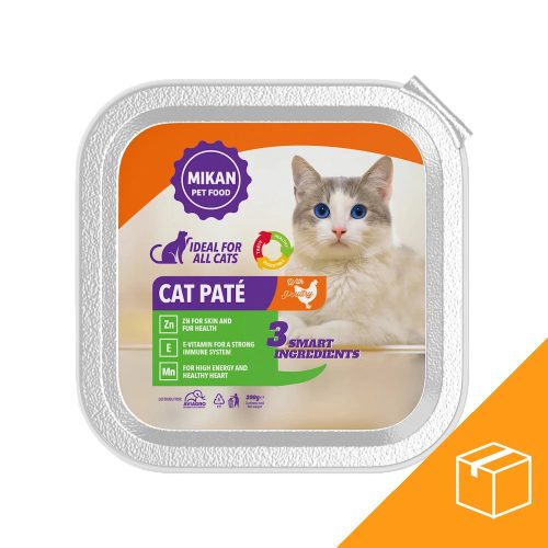 Mikan Pate Alutálcás Macskaeledel (Baromfi) - 16x100 g