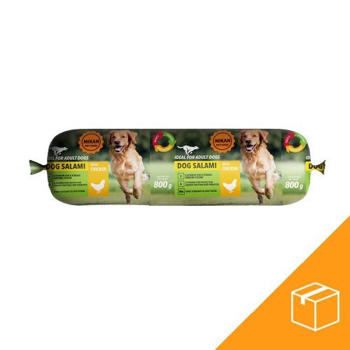 Mikan Szalámi Kutyáknak (Baromfi) - 12x800 g