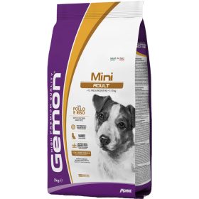 Gemon Mini Adult Száraz Kutyatáp (Csirke és Rizs) - 3 kg