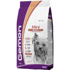 Gemon Mini Adult Száraz Kutyatáp (Lazac és Rizs) - 3 kg