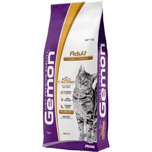 Gemon Adult Száraz Macskatáp (Csirke és Pulyka) - 7 kg