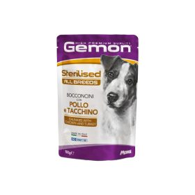   Gemon Chunkies Sterilised Alutasakos Kutyaeledel (Csirke és Pulyka) - 100 g