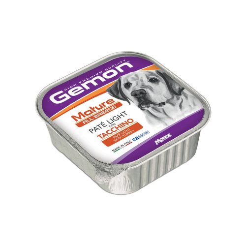 Gemon Pate Mature Light Alutálcás Kutyaeledel (Pulyka) - 150 g