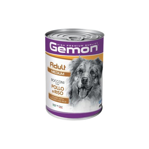 Gemon Medium Adult Konzerv Kutyáknak (Csirke és Rizs) - 415 g