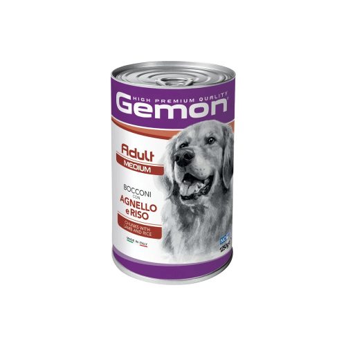 Gemon Medium Adult Konzerv Kutyáknak (Bárány és Rizs) - 1250 g