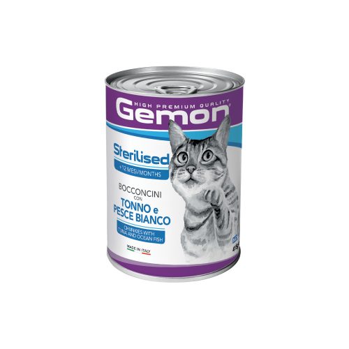 Gemon Sterilised Konzerv Macskáknak (Tonhal és Óceáni hal) - 415 g