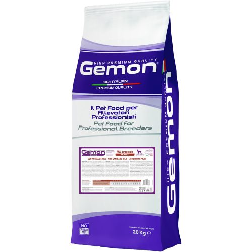Gemon Breeders Adult Száraz Kutyatáp (Bárány és Rizs) - 20 kg